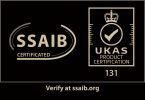 Mode Fire + Security - SSAIB / UKAS Logo Inverted Colour